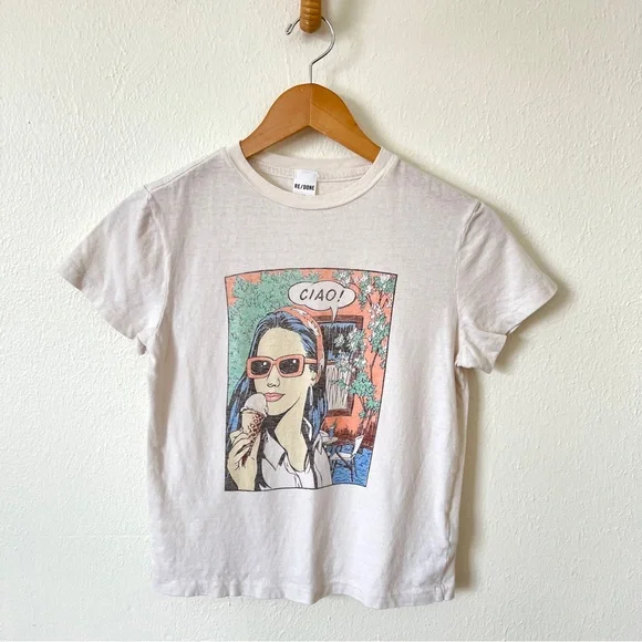Re/Done Classic Ciao Tee - Picture 3 of 10
